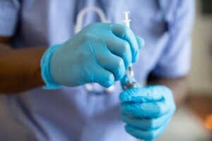 Doctor preparing Mounjaro weight loss injection in India